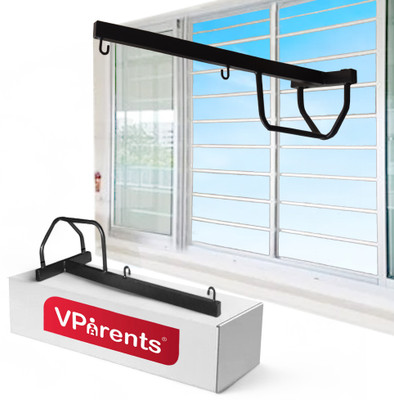 VParents Window baby cradle cot Metal Hanger(Black)