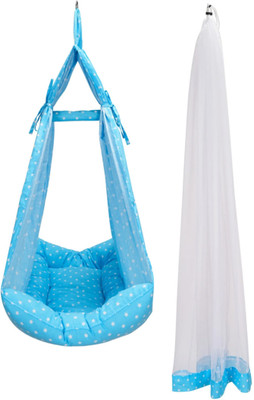 Kian BABY CLASSIC NET SWING CRADLE(Blue)