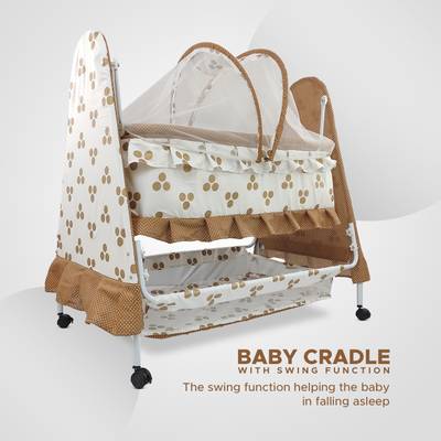 Newborn baby swing cradle store