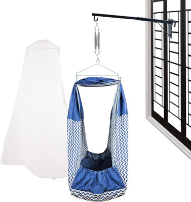 beetot beetot beetot Thottil, Joli, and Jhula, Cradle For New Born Baby(Blue, Grey)