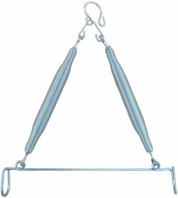 S J SHINE Baby Kids Infant jhula Swing Cradle Stainless Steel Baby Cradle hanging spring(Silver)