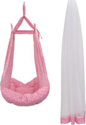 Kian BABY CLASSIC NET SWING CRADLE(Pink)