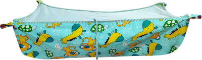 Hooper Soft Cloth Swing Baby Cradle With Mosquito Net, Hammock, Jhoola, Khoya(Green)