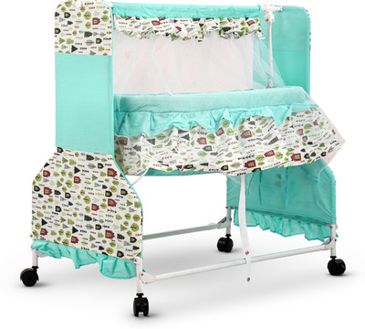 baybee Newborn Baby Swing Cradle for Baby with Mosquito Net Baby Cradle Swing Jhula(Green)