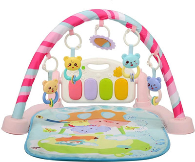 BBG FK_Musical Piano Baby Play Gym Mat Kids Activity Gym Mat with Music and Lights(Multicolor)