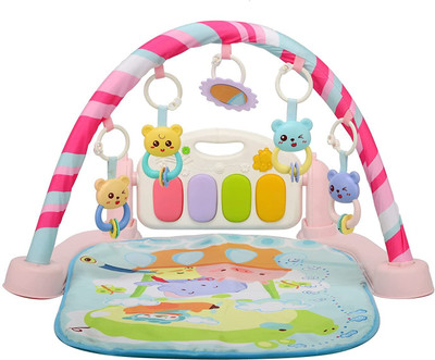 himanshu tex Musical Piano Baby Play Gym Mat Kids Activity Gym Mat with Music and Lights(Multicolor)