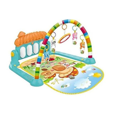 J K INTERNATIONAL Baby Play Gym Kick and Play Piano Mat Newborn Toy for Boy and Girl 0-18 Month Lights and Music Activity Toys(Multicolor)