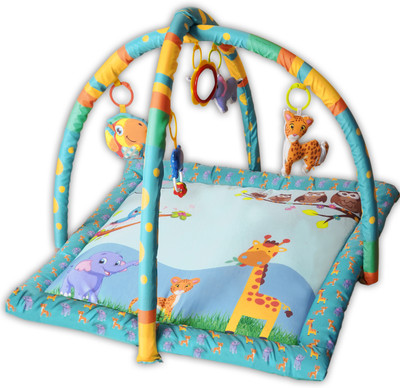 himanshu tex New born Play Activity Gym with Hanging Toys Sleeping Bed for New Born Baby(Multicolor)