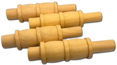 BOXCO Cricket Wooden Bails for Stumps, Wickets Standard Bail(Pack of  4)