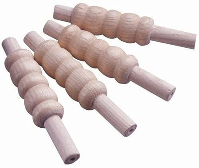 ARINEO Cricket Wooden Stumps Wickets Bails (Pack of 4) Cream Standard Bail(Pack of  4)