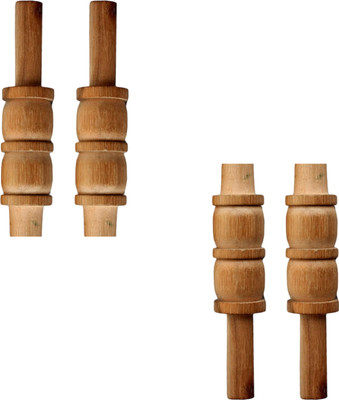 REINDEER Sports Wooden Cricket Stump Bails Perfect for Indoor & Outdoor Cricket Matches Standard Bail(Pack of  4)