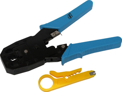 BALRAMA DT-315 Rj45 3 way Crimping tool Plier for Crimping RJ45 RJ11 RJ12 8 Pin 6 Pin 4 pin Con Manual Hydraulic Crimper