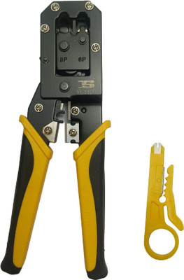 BALRAMA 3-1 Crimper Professional LAN Crimping Tool - 3-in-1 Manual Hydraulic Crimper