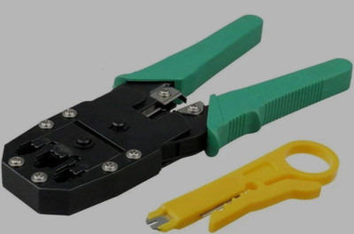 BALRAMA 3 IN 1 MODULAR CRIMPING TOOL, Rj45, Rj11 Cat5e/cat6 LAN CUTTER 3 IN 1 MODULAR CRIMPING TOOL, Rj45, Rj11 Cat5e/cat6 LAN CUTTER Manual Hydraulic Crimper