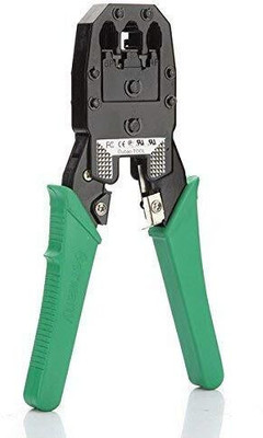 BALRAMA Crimping tool 3 in 1 Modular 3 in 1 Modular Crimping Tool, RJ45, RJ11 CAT5e/CAT6 LAN CUTTER With Cable Cutter Manual Hydraulic Crimper