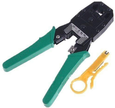 Modinity 3 in 1 Modular Crimping Tool, RJ45, RJ11 CAT5e/CAT6 LAN Cutter 3 in 1 Modular Crimping Tool, RJ45, RJ11 CAT5e/CAT6 LAN Manual Crimper