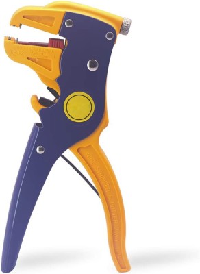 uptodateprouducts 2 in 1 Adjustable Electrical Cable Wire Stripping Tool&Eagle Nose Pliers Automatic Wire Stripper and Cutter Manual Crimper