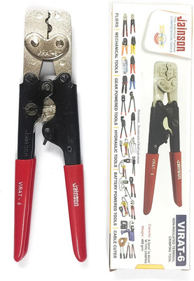 BALRAMA VIRAT-6 Jainson Virat-6 Crimping Tool Non-Insulated Terminal Crimping Tool Manual Hydraulic Crimper