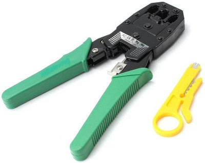 BALRAMA W J -315 3 in 1 Modular Crimping Tool, Rj45, Rj11 Cat5e/cat6 With Lan Cutter Manual Hydraulic Crimper