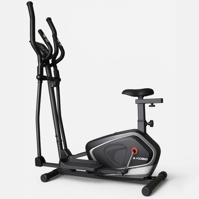 KOBO Elliptical Cross Trainer for Home with 6 Kg Flywheel | Full Body Cardio Machine Cross Trainer(Multicolor)