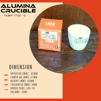 LARK Alumina Crucible (15ml) Crucible