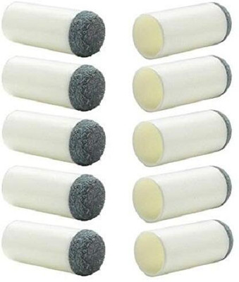 TRICONE Slip On Cue Tips 9mm for Snooker and Pool Cue (10 Piece) Slip On Cue Tips 9mm for Snooker and Pool Cue (10 Piece) Billiards, Pool, Snooker Cue Stick(Plastic)