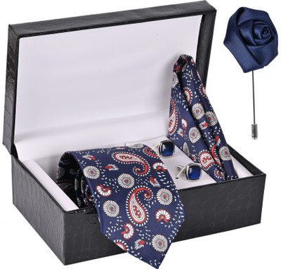 StyleRide Silk Tie & Cufflink(Blue)