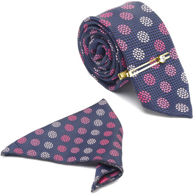 LOUIS STITCH Silk Tie Pin Set(Multicolor)