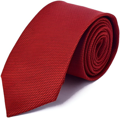 TADWILL Silk Cufflink & Tie Pin Set(Red)