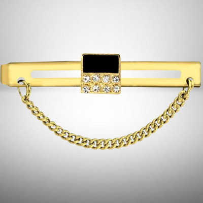 shopglobal Brass Tie Pin(Gold)