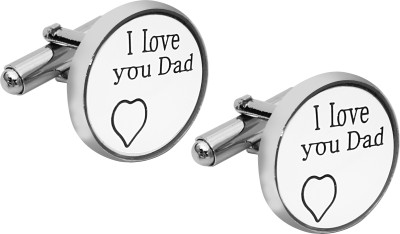 house of common Stainless Steel Cufflink(Silver)