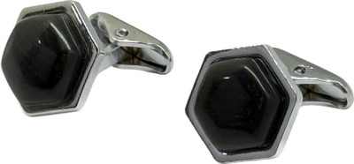 the tie hub Brass Cufflink(Black)