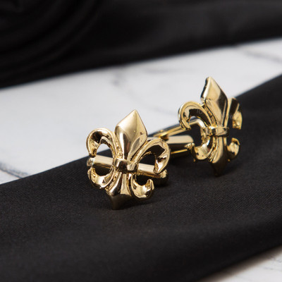 To The Nines Alloy Cufflink Set(Gold)