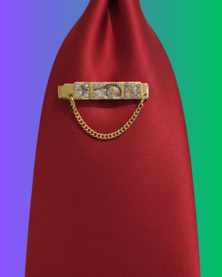 LUXURIOUS DESIGN Alloy Tie Pin(Gold)