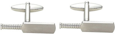 SANDHA Metal Cufflink(Silver)