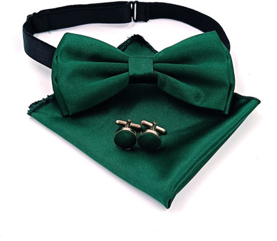 UTF Satin Tie & Cufflink(Green)