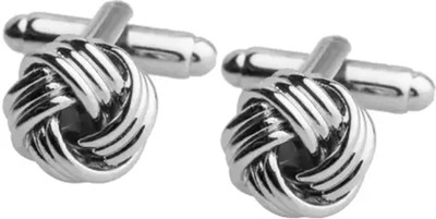 house of common Brass Cufflink(Silver)