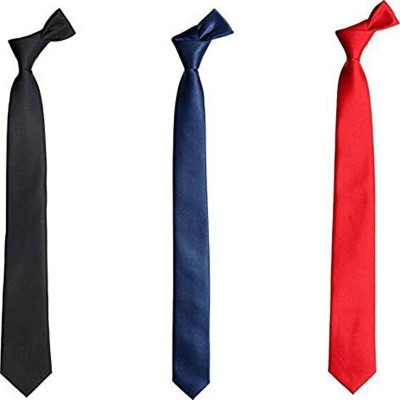 KAEZRI Silk Tie & Cufflink(Black, Blue, Red)