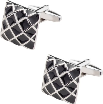 house of common Brass Cufflink(Black)