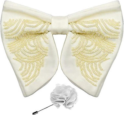 AXLON Satin Cufflink & Tie Pin Set(White)