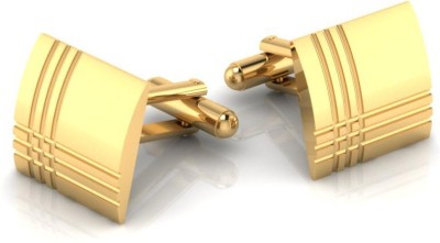 Iski Uski Lifestyle Silver Cufflink(Gold)