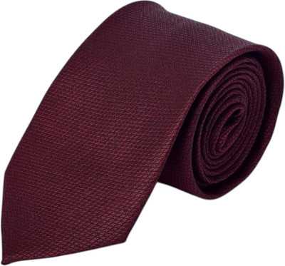 NEUROCLUB Silk Cufflink & Tie Pin Set(Maroon)