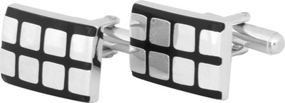 the tie hub Brass Cufflink(Silver)
