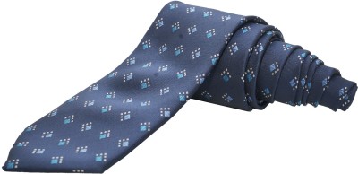 Fashion Foreplus Silk Tie & Cufflink(Blue)