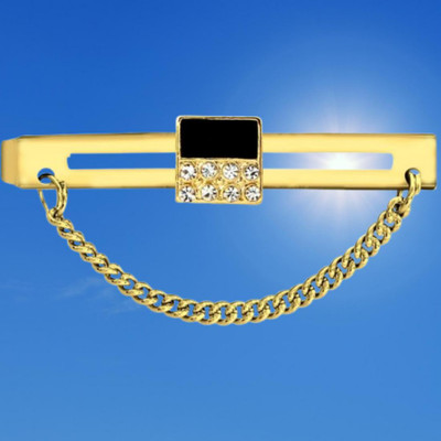 shopglobal Brass Tie Pin(Gold)