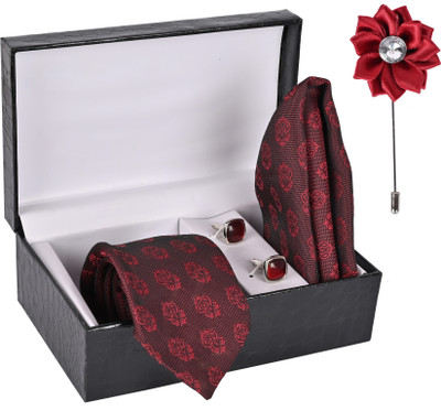 StyleRide Silk Tie & Cufflink(Maroon)