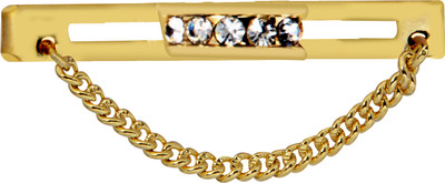 EXOTICA Fashions Brass Tie Pin(Gold)
