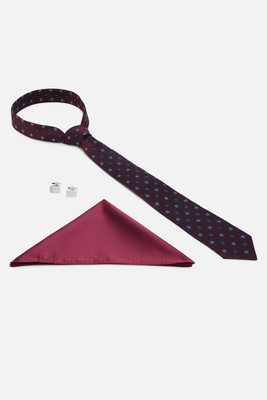VAN HEUSEN Steel Cufflink Set(Maroon)