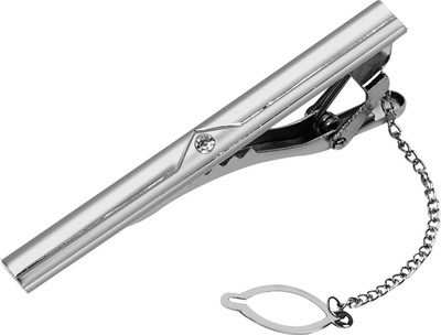 David Klein Metal Tie Pin(Silver)