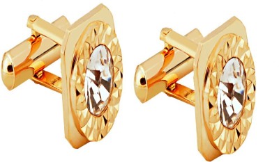 EXOTICA Fashions Brass Cufflink(Gold)